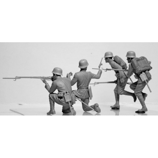 PLASTIC MODEL FIGURES KIT WWI TURKISH INFANTRY 19151918 1/35 scale ICM